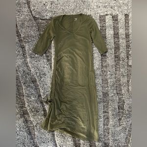 Horny Toad 1/2 sleeve midi dress